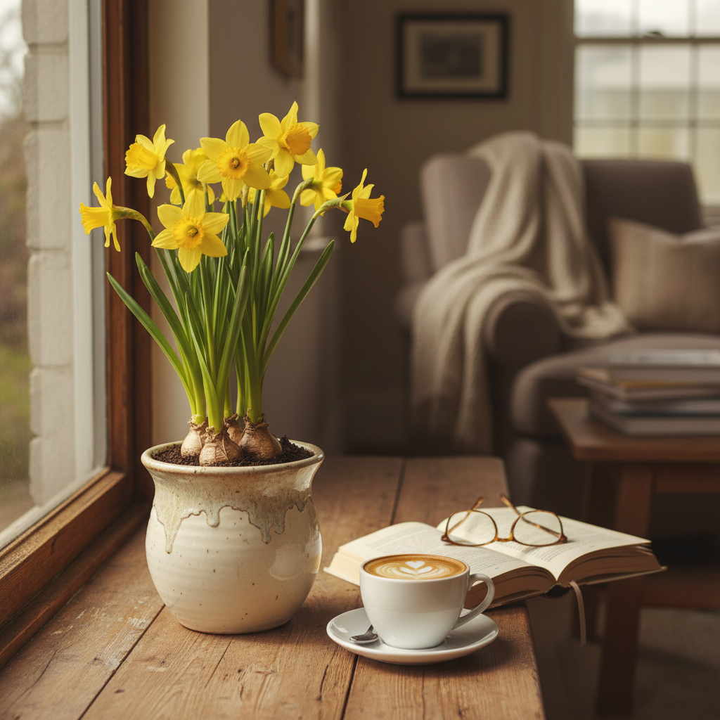 Żonkile w doniczkach: Co zrobić z cebulkami po przekwitnięciu? Kompletny poradnik