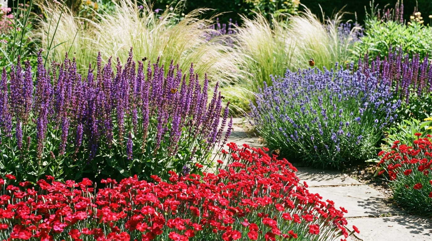 Byliny wieloletnie goździk pierzasty Munot – Czerwony klejnot w Twoim ogrodzie