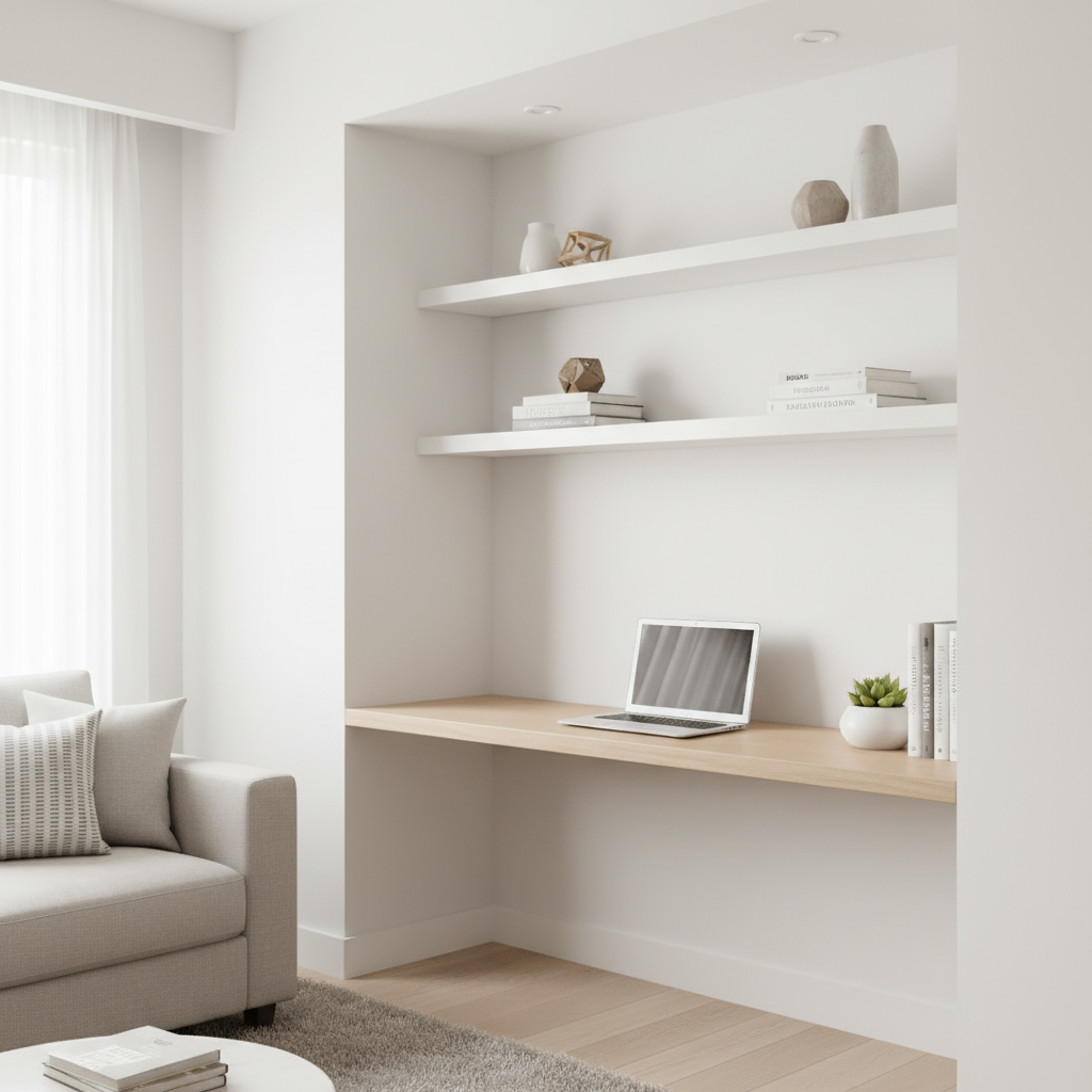 Biurko w salonie: Jak stylowo i funkcjonalnie zaaranżować miejsce pracy w pokoju dziennym?