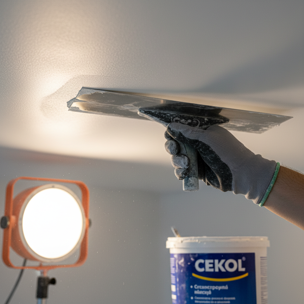 Renowacja sufitu w wielkiej płycie: Jak krok po kroku uzyskać idealną gładź z CEKOL?