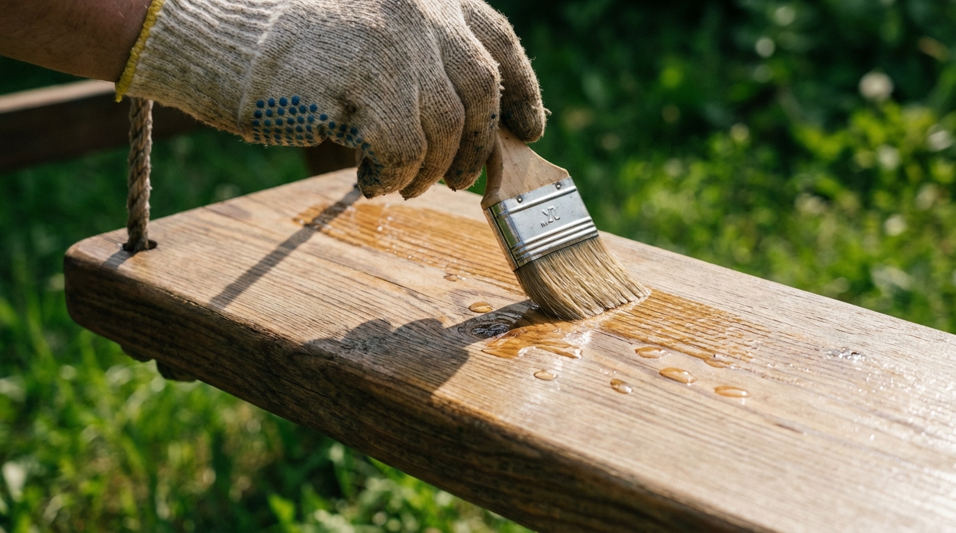 Huśtawka ogrodowa dla dzieci. Prosty projekt krok po kroku