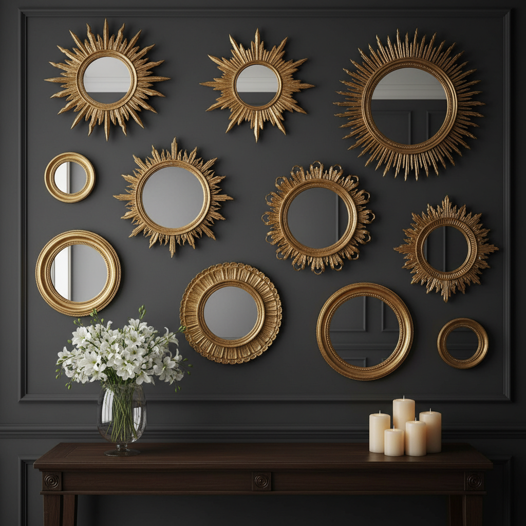 Styl Glamour i magia dekoracyjnych luster: Jak stworzyć wnętrze pełne blasku?