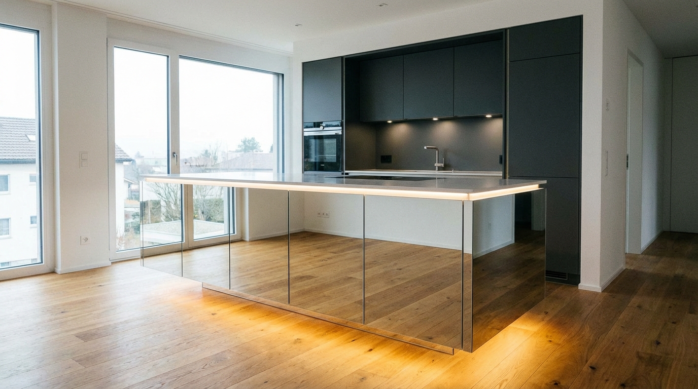 Nowoczesna aranżacja 82-metrowego mieszkania: Geometria i światło w projekcie Studio Puhalska Design