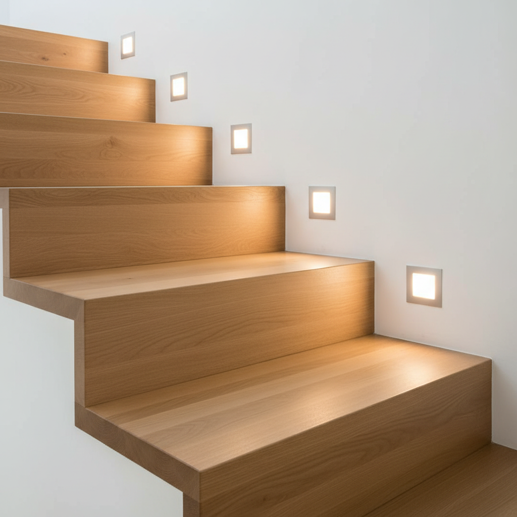 Jak oświetlić schody wewnętrzne? Kompletny poradnik: Bezpieczeństwo, design i technologia
