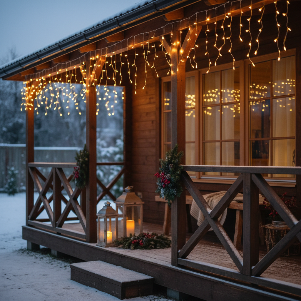 Oświetlenie świąteczne ogrodu: Jak bezpiecznie i stylowo rozświetlić dom na święta? Poradnik krok po kroku.