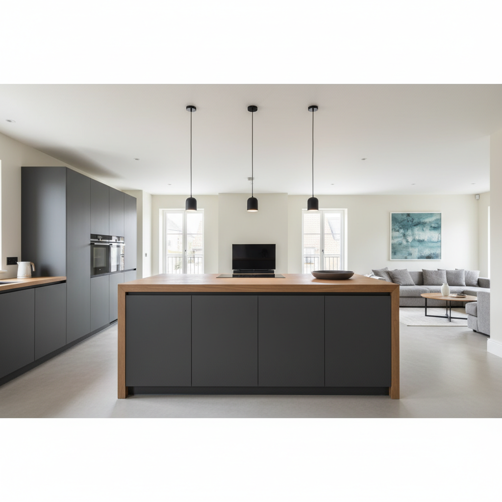 Kuchnia otwarta na salon bez górnych szafek: Rewolucja w aranżacji czy wyzwanie?