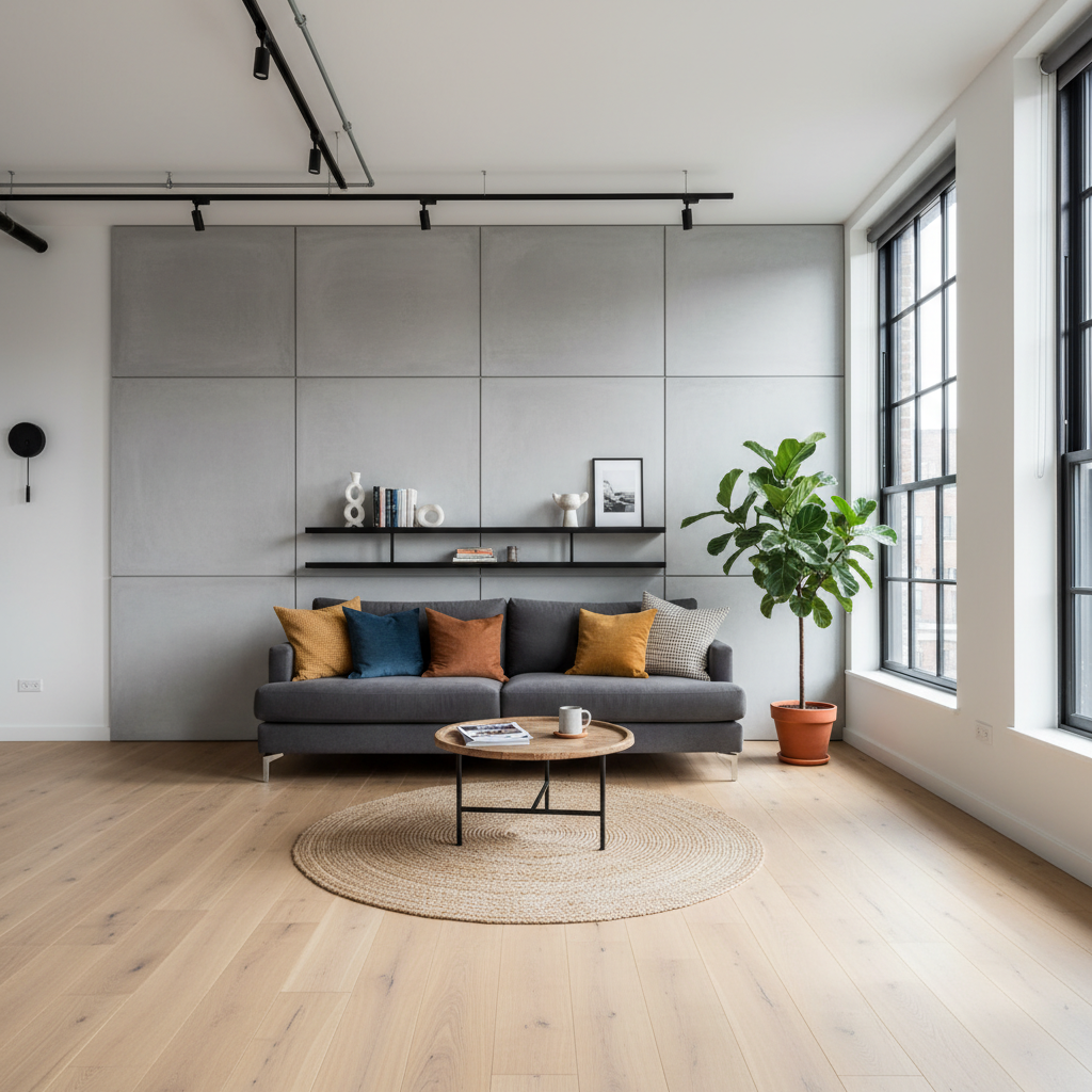 Beton architektoniczny we wnętrzach: Jak płyty betonowe odmienią Twój dom?