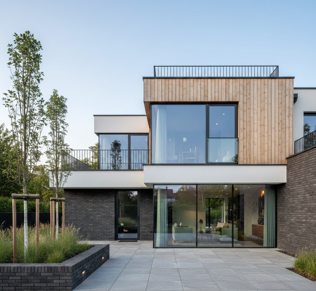 Boniowanie. Tradycyjna dekoracja elewacji nowoczesnego domu