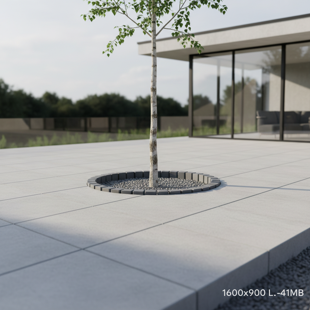 Projekt ogrodu: nawierzchnia na zadrzewionej działce