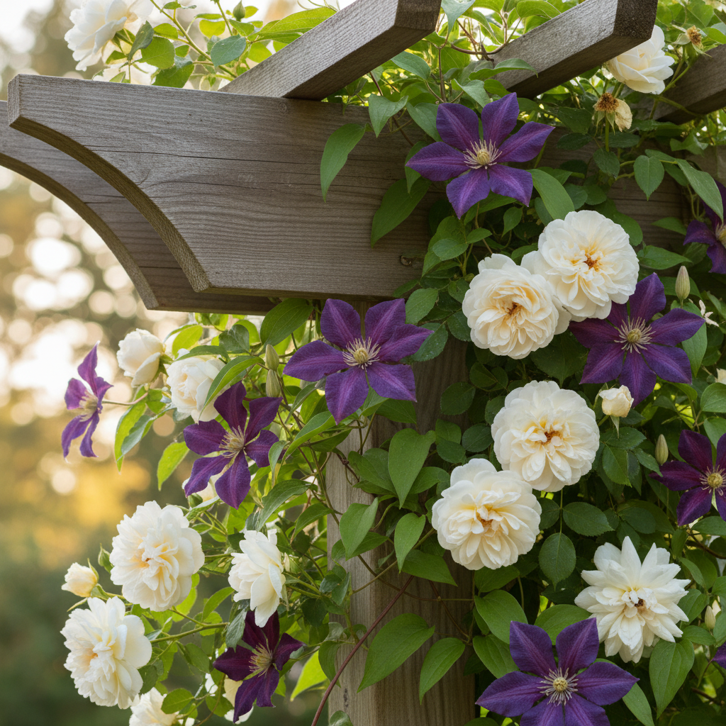Clematisy: jak wykorzystać dekoracyjne powojniki w ogrodzie