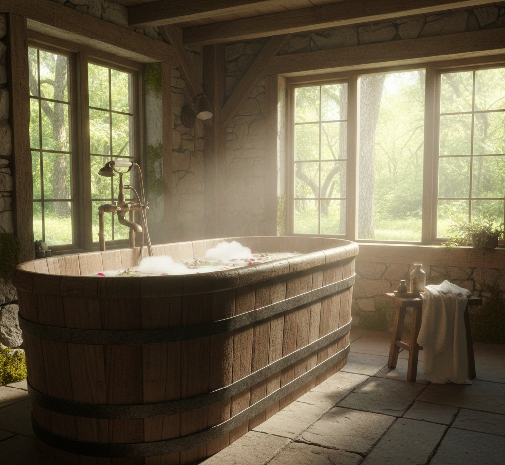 Nowe podłogi i posadzki – drewno na podłogę łazienki