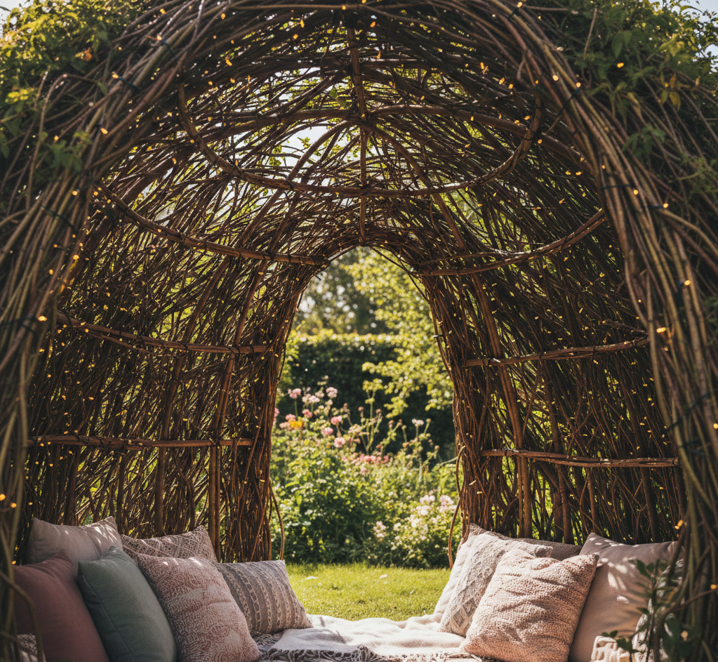 Jak stworzyć wymarzony namiot ogrodowy z gałązek wierzbowych?