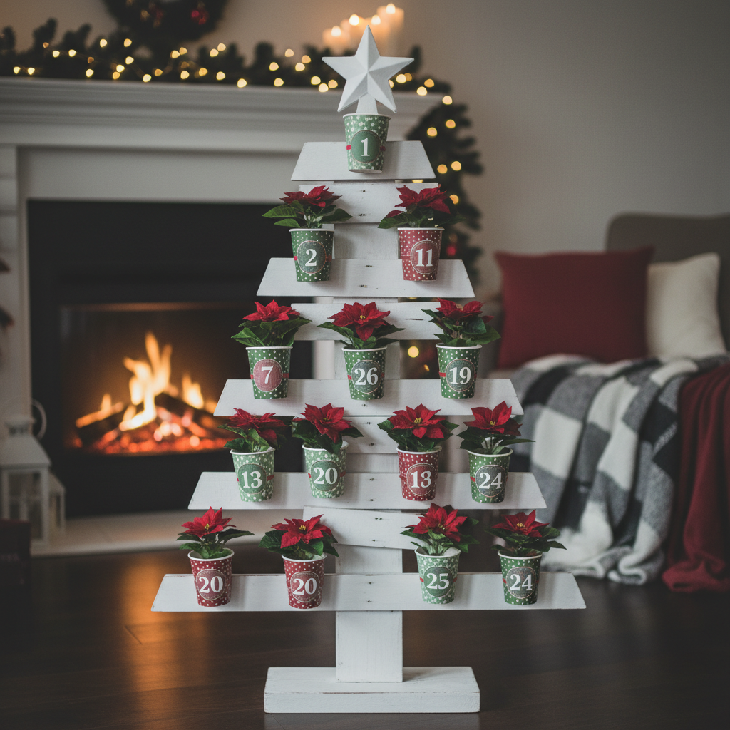 Kalendarze adwentowe z poinsecjami: Rozpocznij świąteczną magię DIY i stwórz niezapomniane dekoracje!