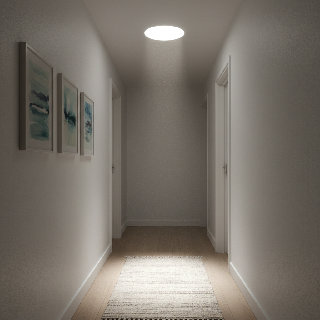 Jak doświetlić ciemny hol lub korytarz? Okna na poddaszu i świetliki tunelowe wkraczają do akcji