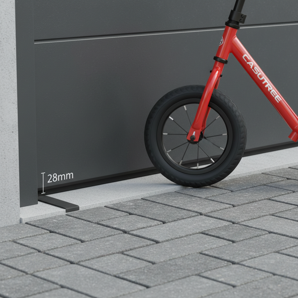 Brama garażowa z drzwiami przejściowymi