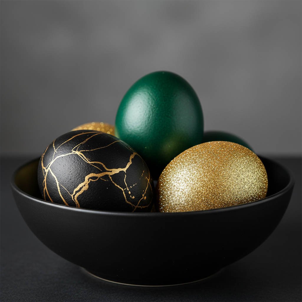 Eleganckie dekoracje wielkanocnego stołu z modną nutą glamour