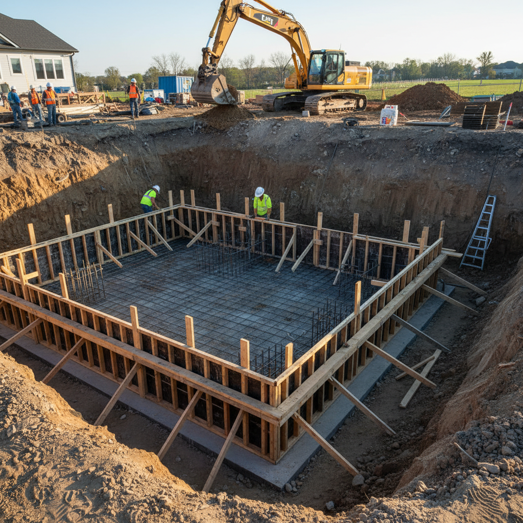 Budowa domu – na jakiej głębokości fundamenty?