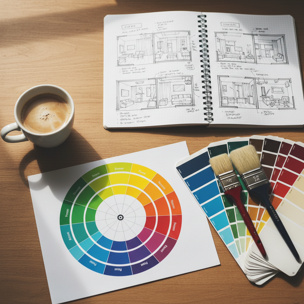 Malowanie ścian i sufitów: Jak kolorami odmienić proporcje wnętrza? Kompletny poradnik