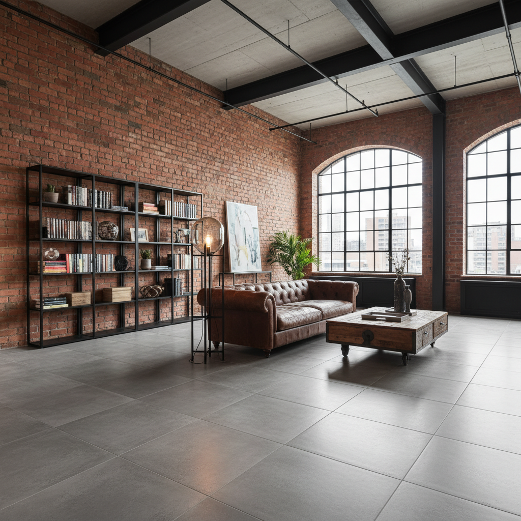 Podłoga ceramiczna w salonie – galeria inspiracji