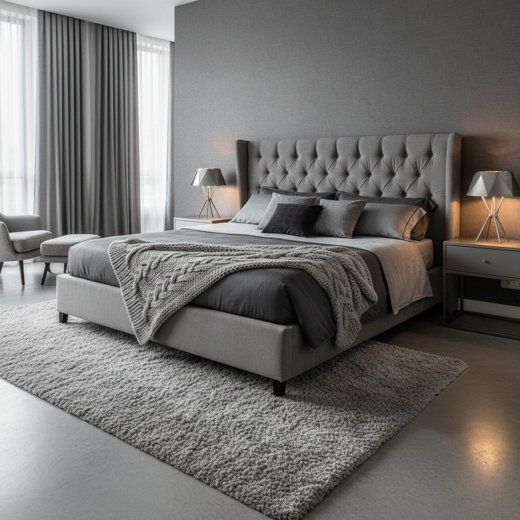 Jednokolorowa sypialnia: Jak stworzyć spójne i stylowe wnętrze? Poradnik od projektantów wnętrz