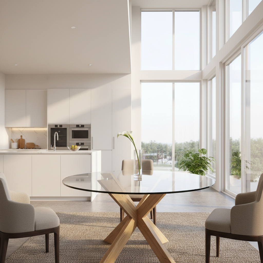 Nowoczesne wykończenie kuchni: Odkryj potencjał szkła na ścianach