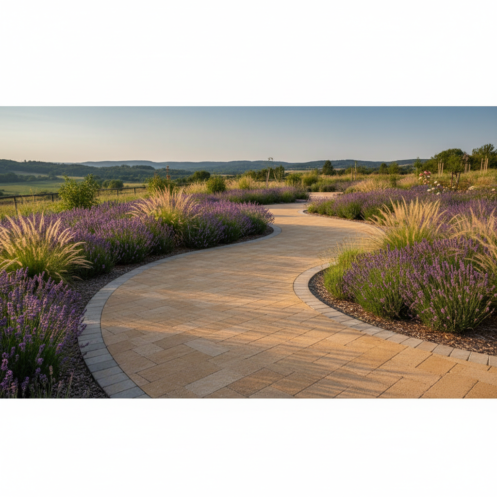 Perfekcyjny ogród w każdym detalu: Odkryj elementy brzegowe nawierzchni Kravento od Libet