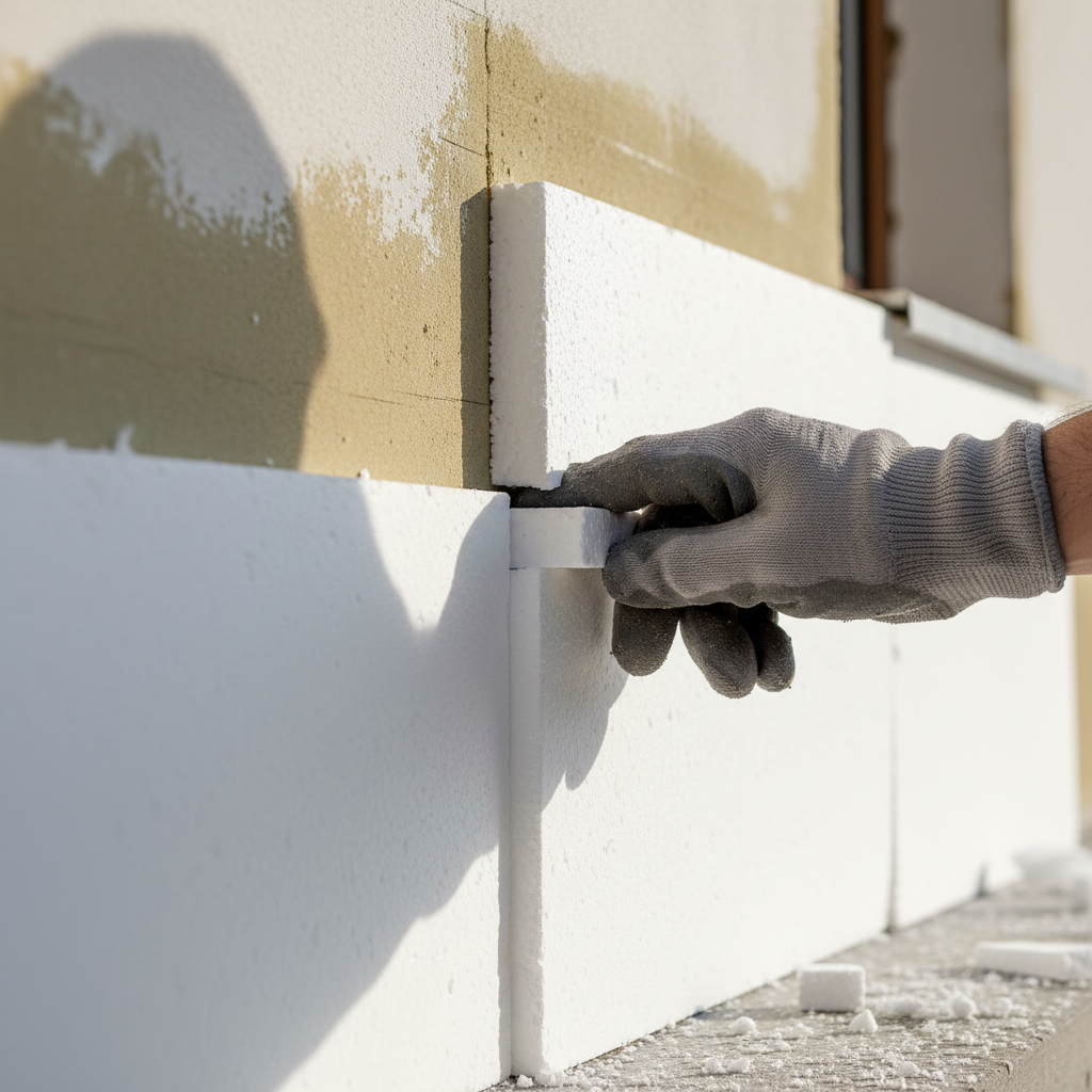 Szczelna izolacja ścian. Jak przyklejać płyty styropianowe do muru w metodzie ETICS?