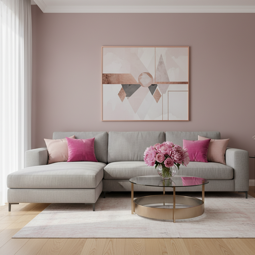 Aranżacje z różem w roli głównej: od subtelności po odwagę