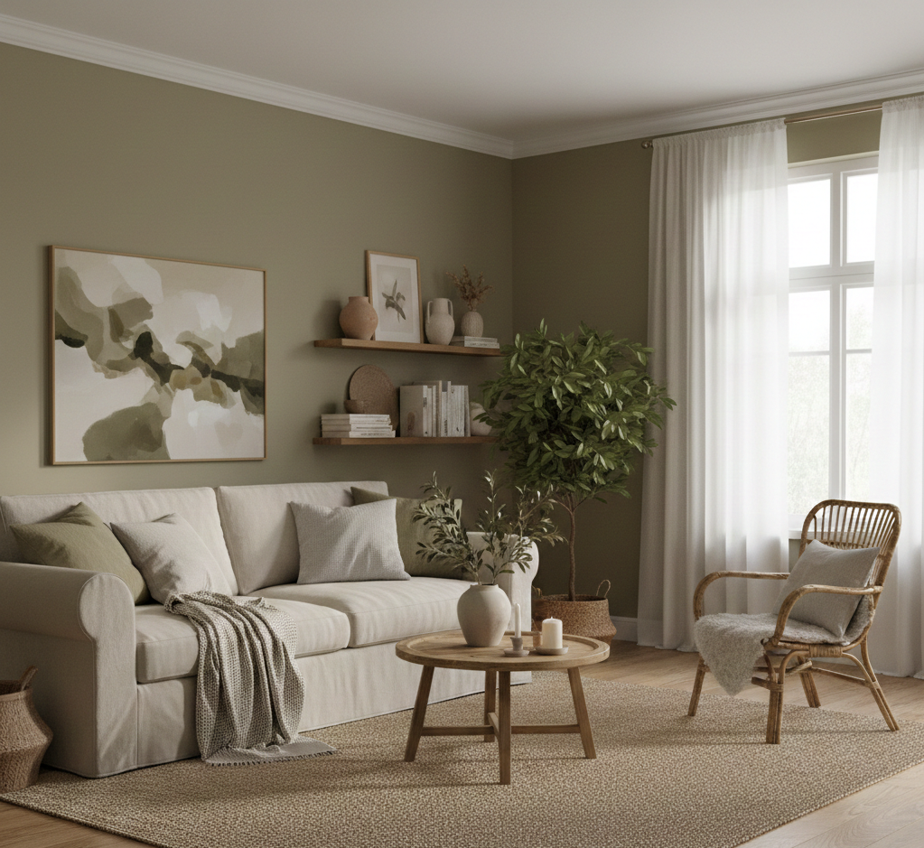 Wykańczanie ścian: kolory wnętrz na wiosnę