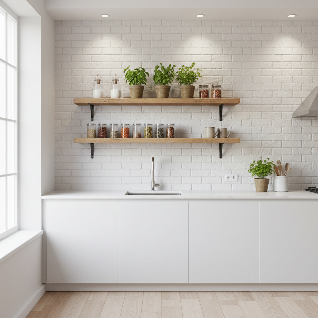 Biała kuchnia. Jaki kolor blatu pasuje do kuchni urządzonej w bieli?