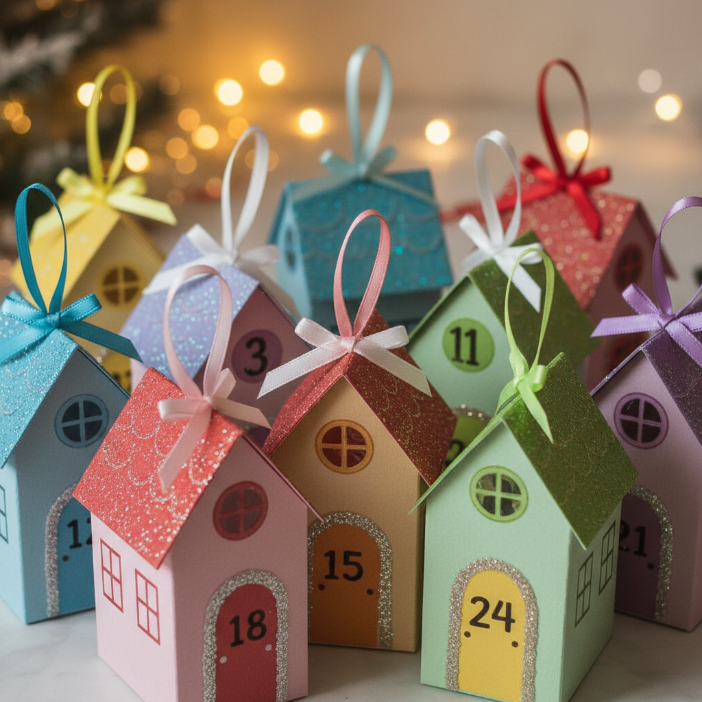 Świąteczna dekoracja okienna. Zrób sam kalendarz adwentowy na okno