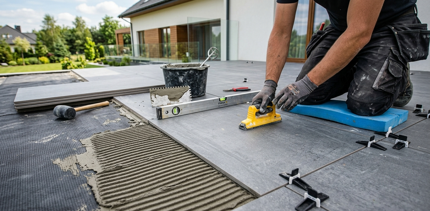 Taras na ziemi – jak go wykonać? Poradnik krok po kroku z produktami Sopro