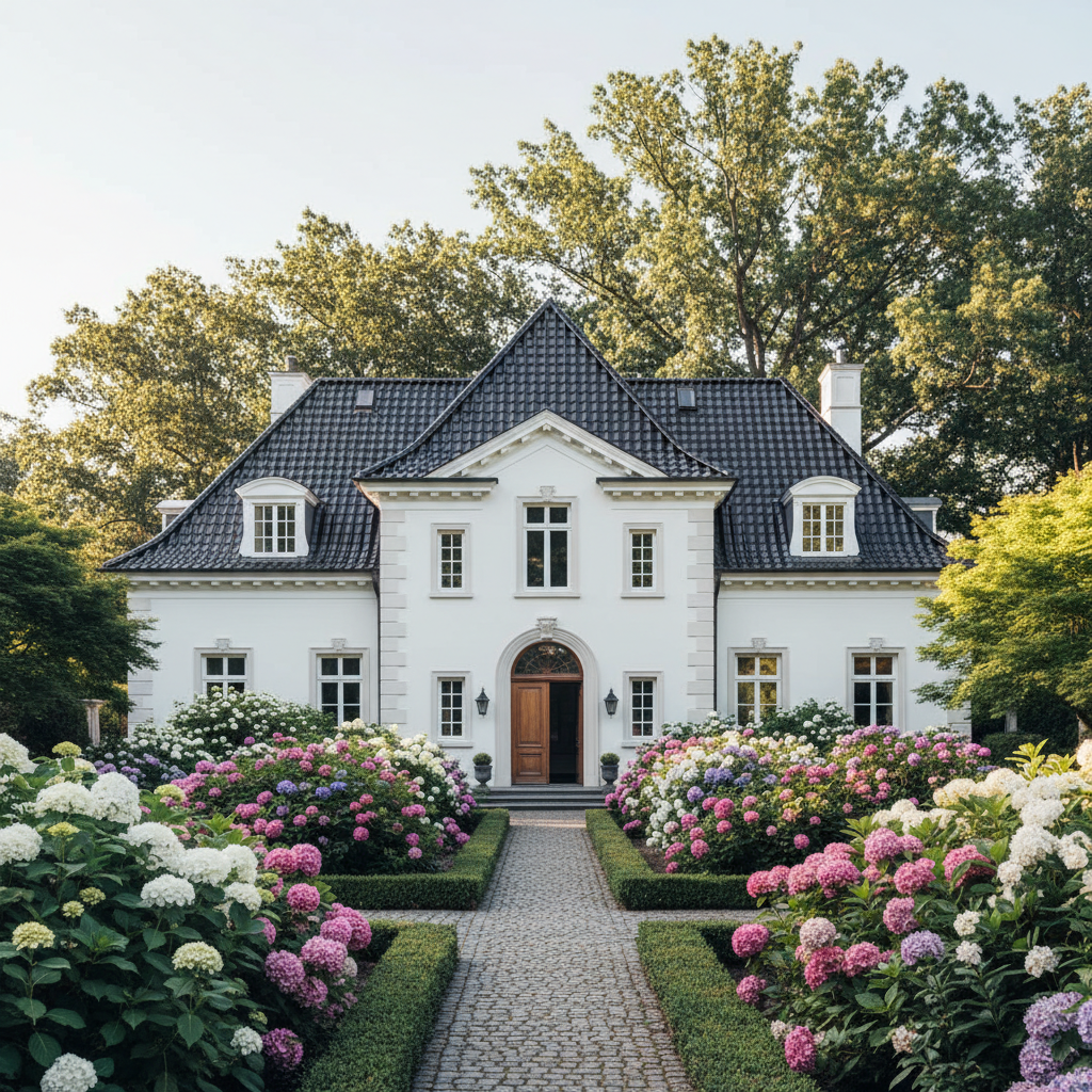 Ciemne kolory dachu – jak skomponować je z elewacją?
