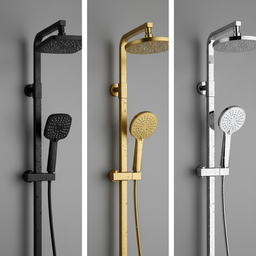 Wnętrza i wyposażenie łazienki: Co wybrać – panel prysznicowy czy kolumnę prysznicową?