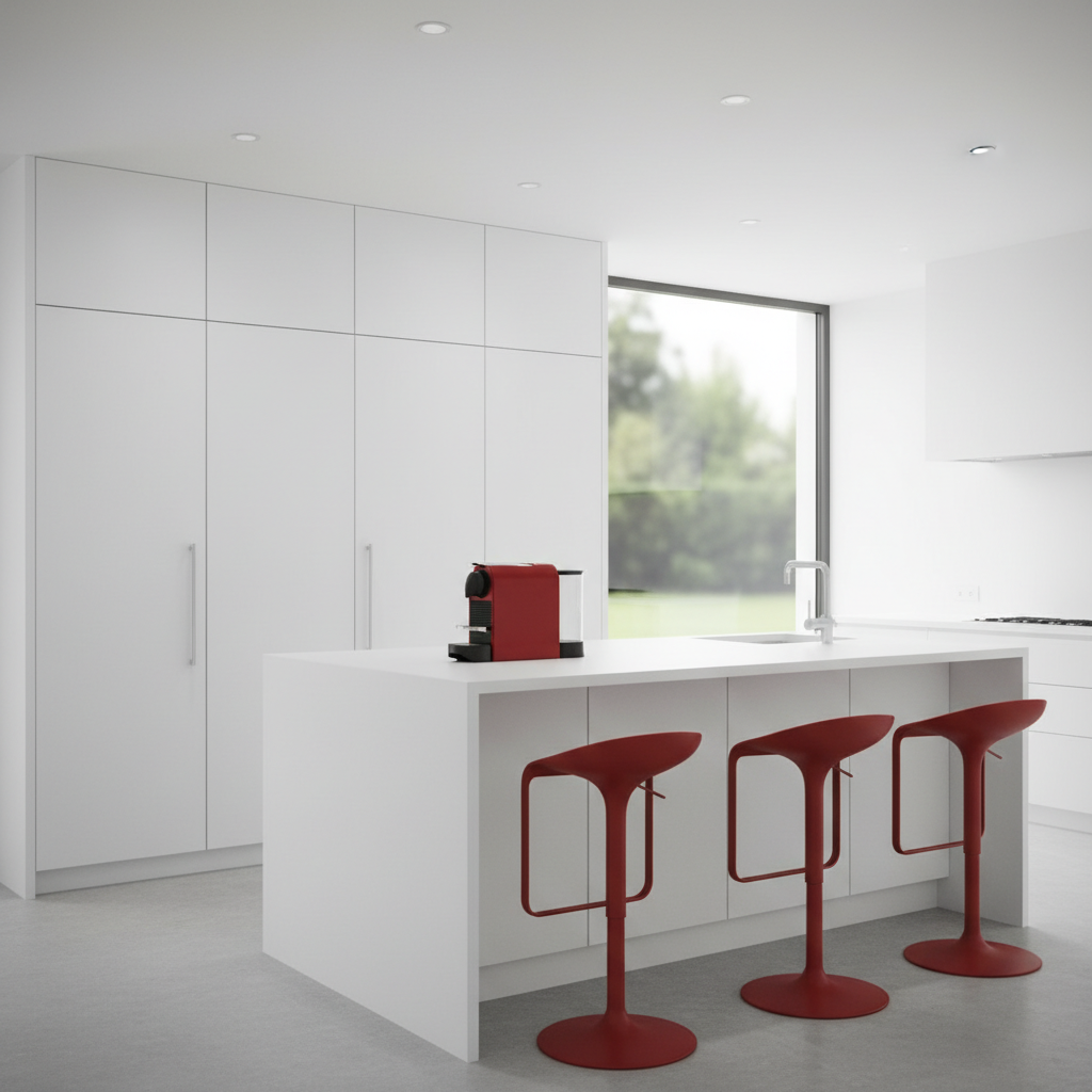 Białe aranżacje kuchni – ponadczasowa elegancja i jak ją ocieplić