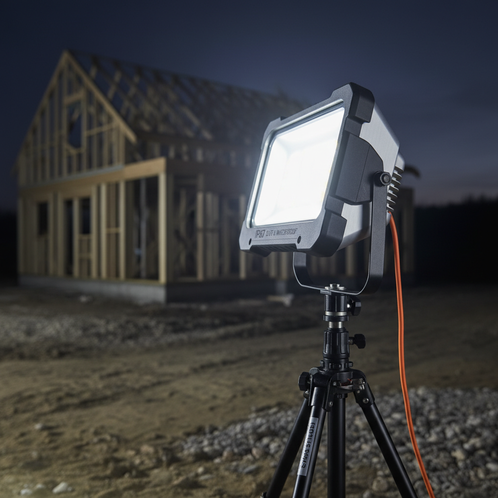 Oświetlenie placu budowy: przepisy, wymogi i formalności 2024