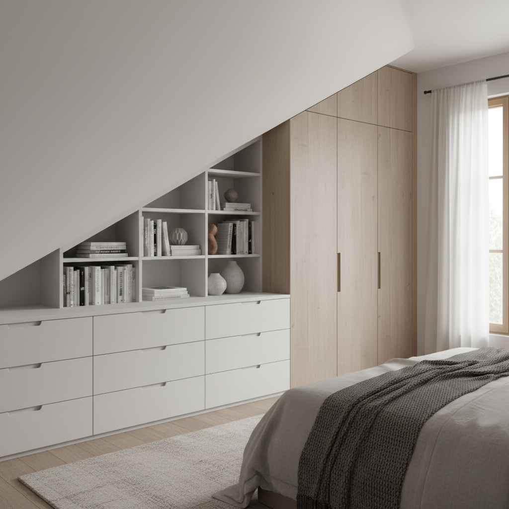 Dobrze doświetlone poddasze: sypialnie na poddaszu