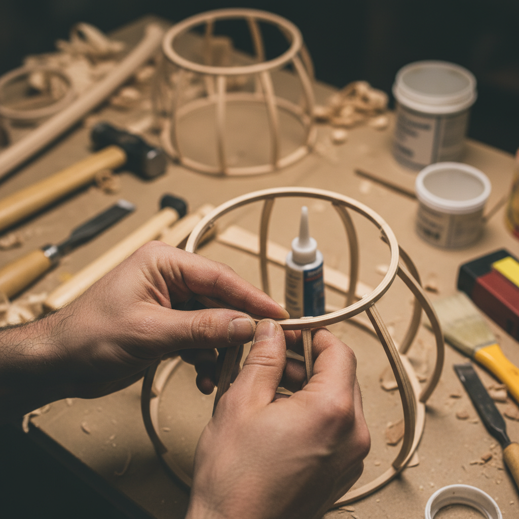 Lampa DIY. Zrób sam stylową lampę z drewna