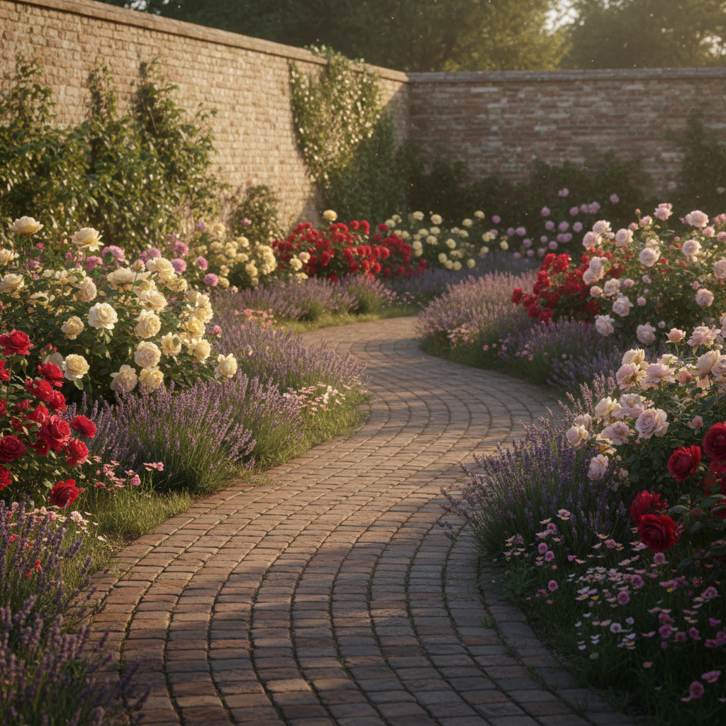 Kolorystyka nawierzchni w ogrodzie