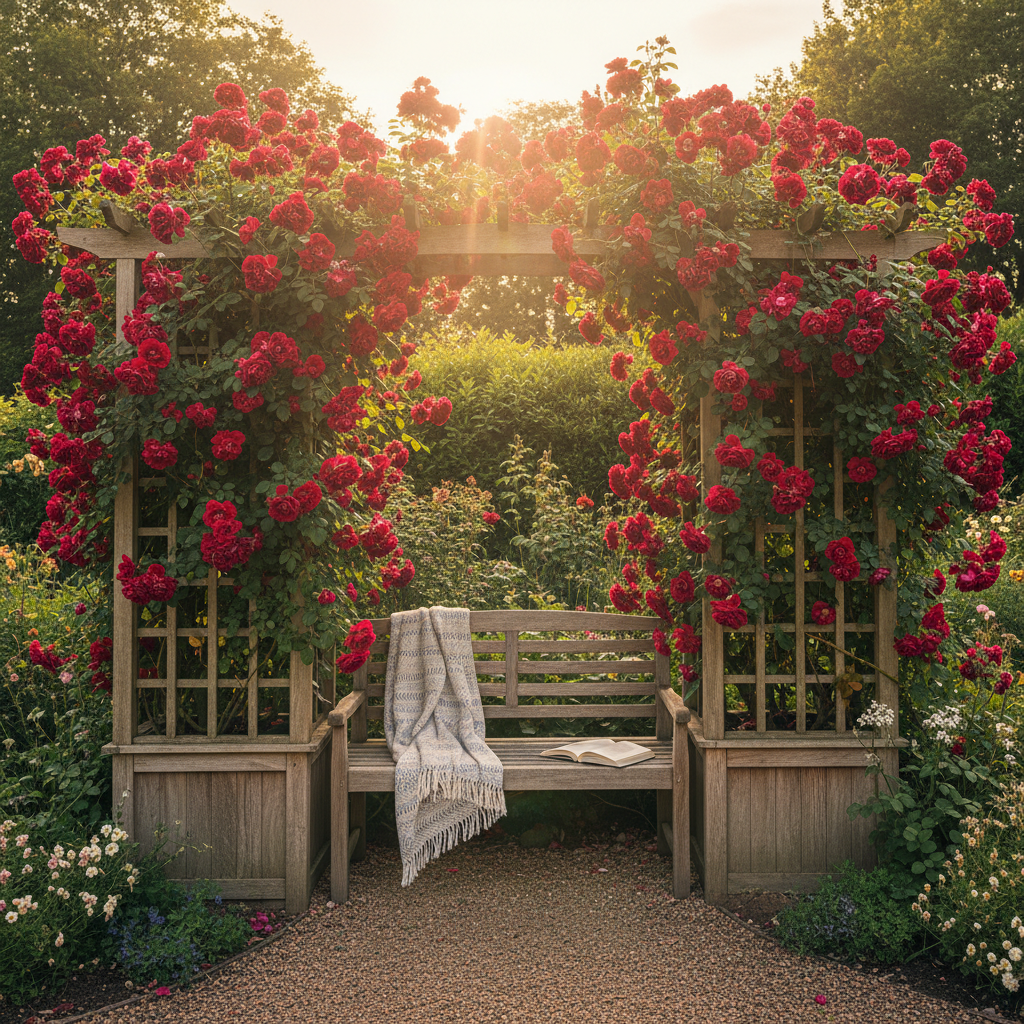 Donica z pergolą: Dwa w jednym – praktyczne i dekoracyjne rozwiązanie do ogrodu