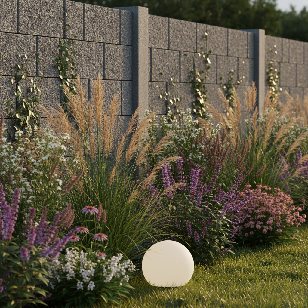 Betonowe pustaki ogrodzeniowe: projekt ogrodzenia i fundamenty