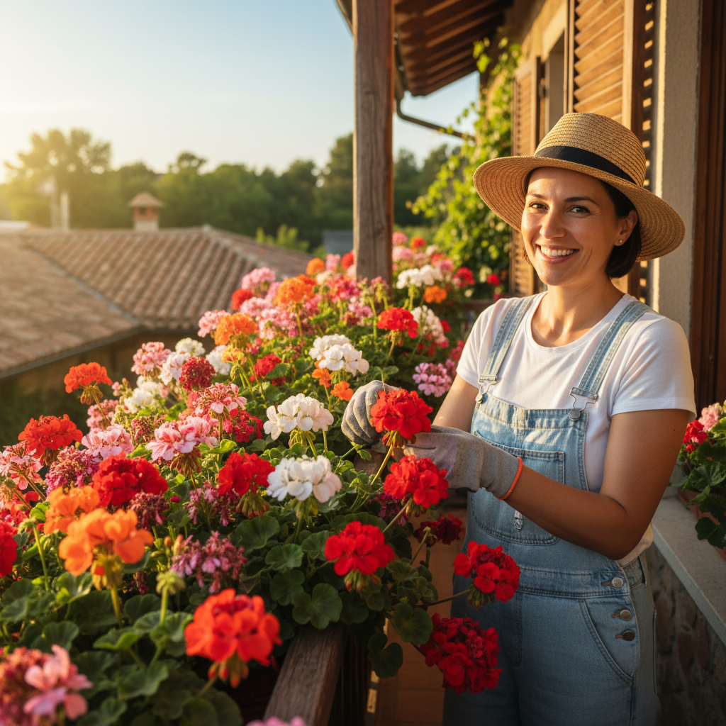 Różnorodna pelargonia: odmiany pelargonii rabatowych i na taras