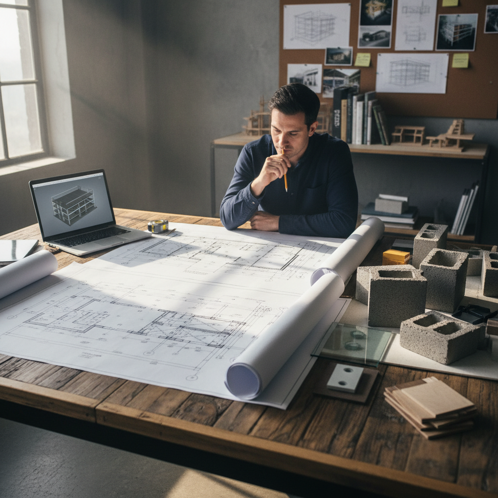 Garaż przy domu. W jakiej odległości od granicy działki można postawić garaż?