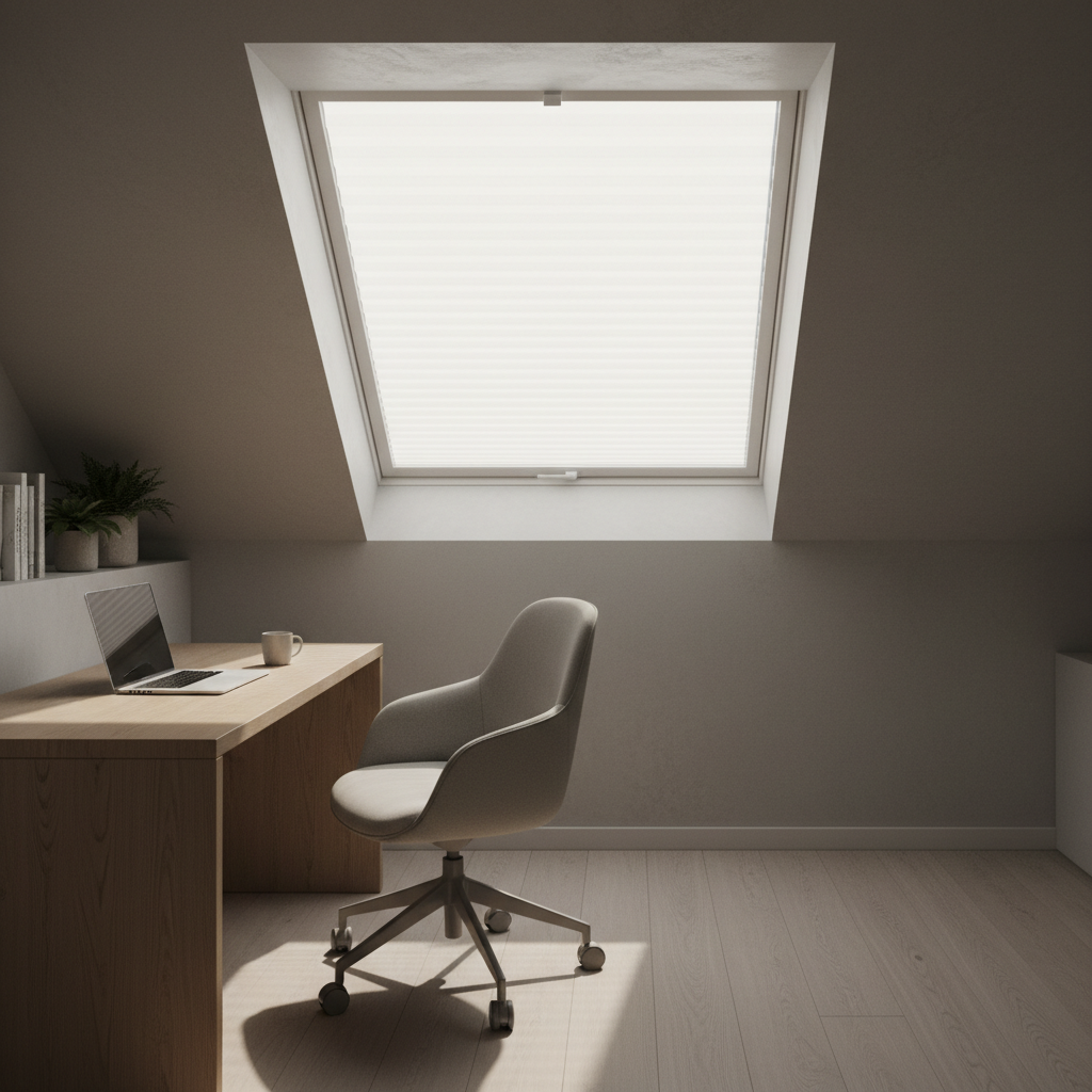 Okna na poddaszu – gabinet