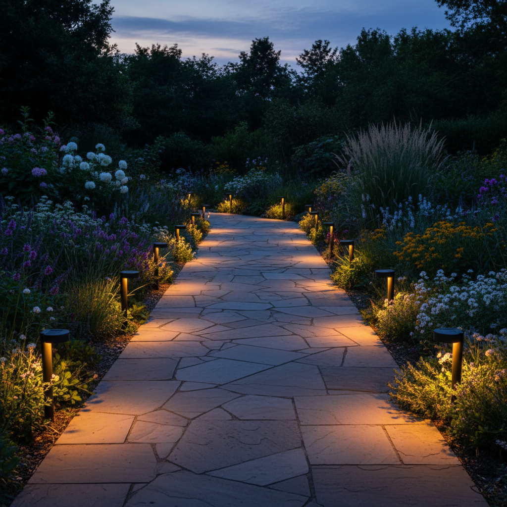 Ogród ekologiczny: lampy ogrodowe bez prądu