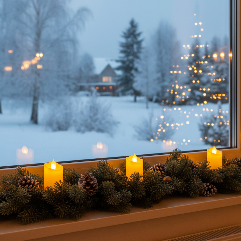 Jak bezpiecznie udekorować okna na święta i nie uszkodzić szyby?