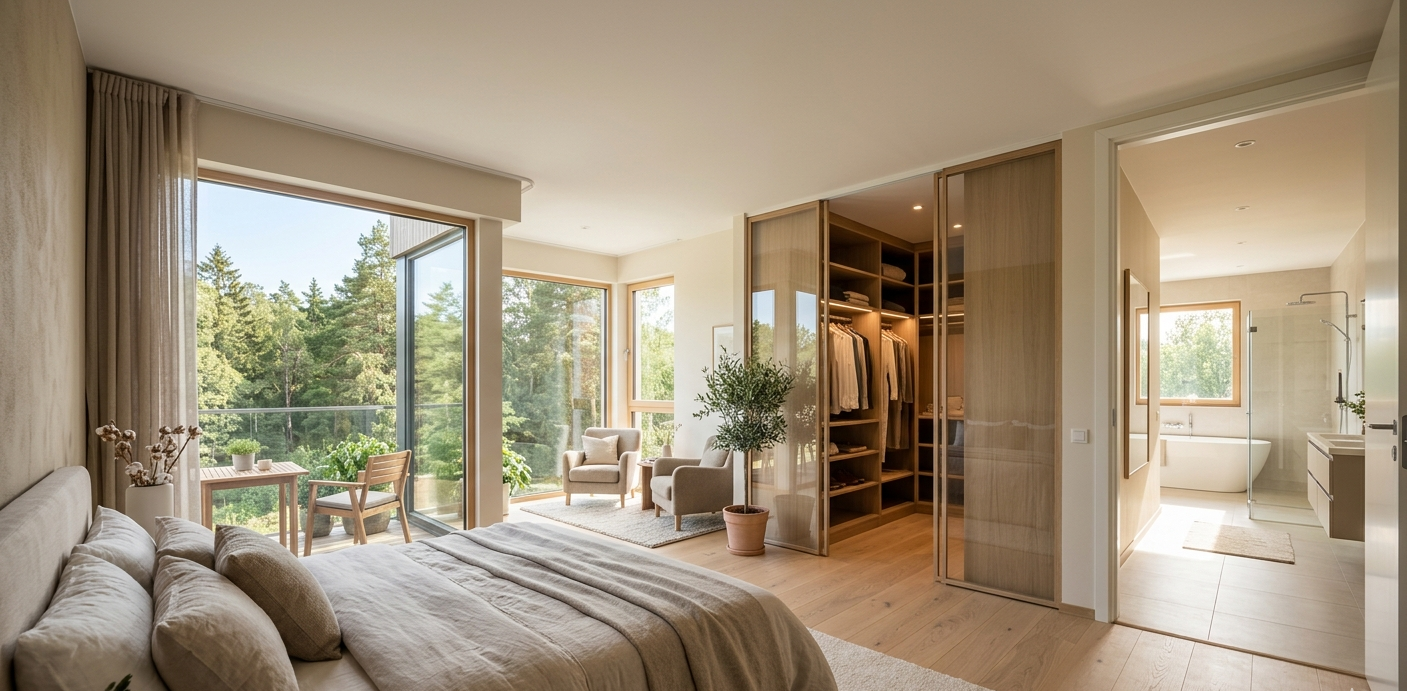 Ciekawe projekty domów: dom piętrowy w stylu śródziemnomorskim