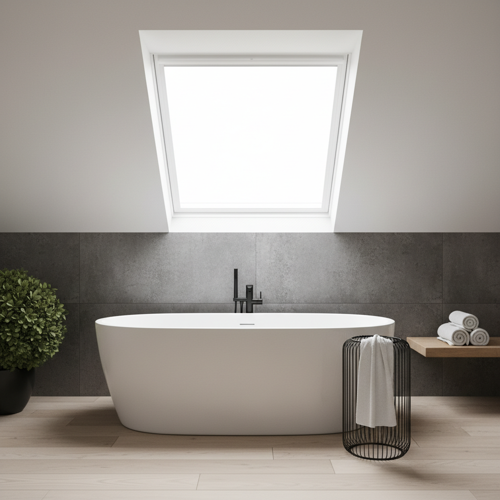 Łazienka na poddaszu w stylu loftowym. Zobacz aranżację modnej łazienki