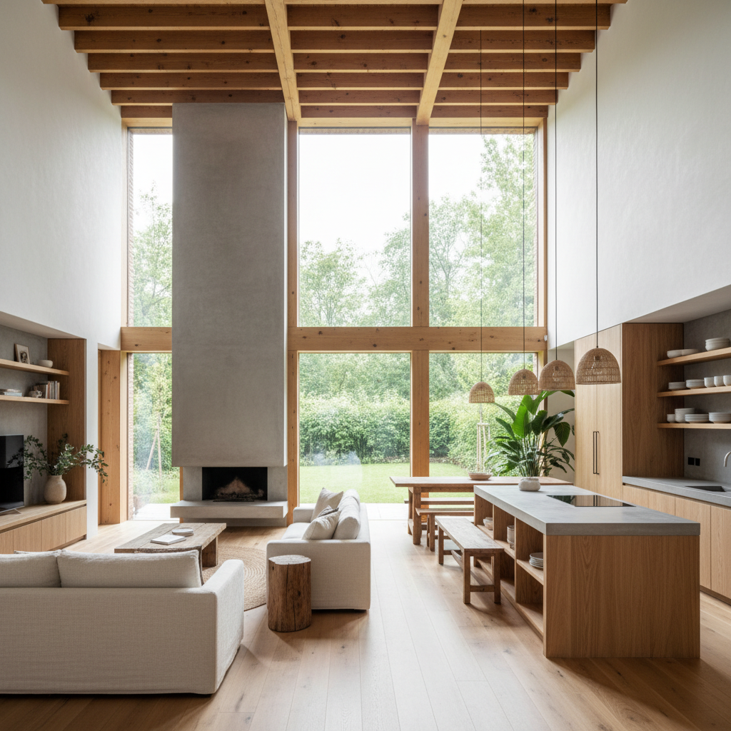 Nowoczesna stodoła – Energooszczędny dom przyszłości, który zbudujesz już dziś