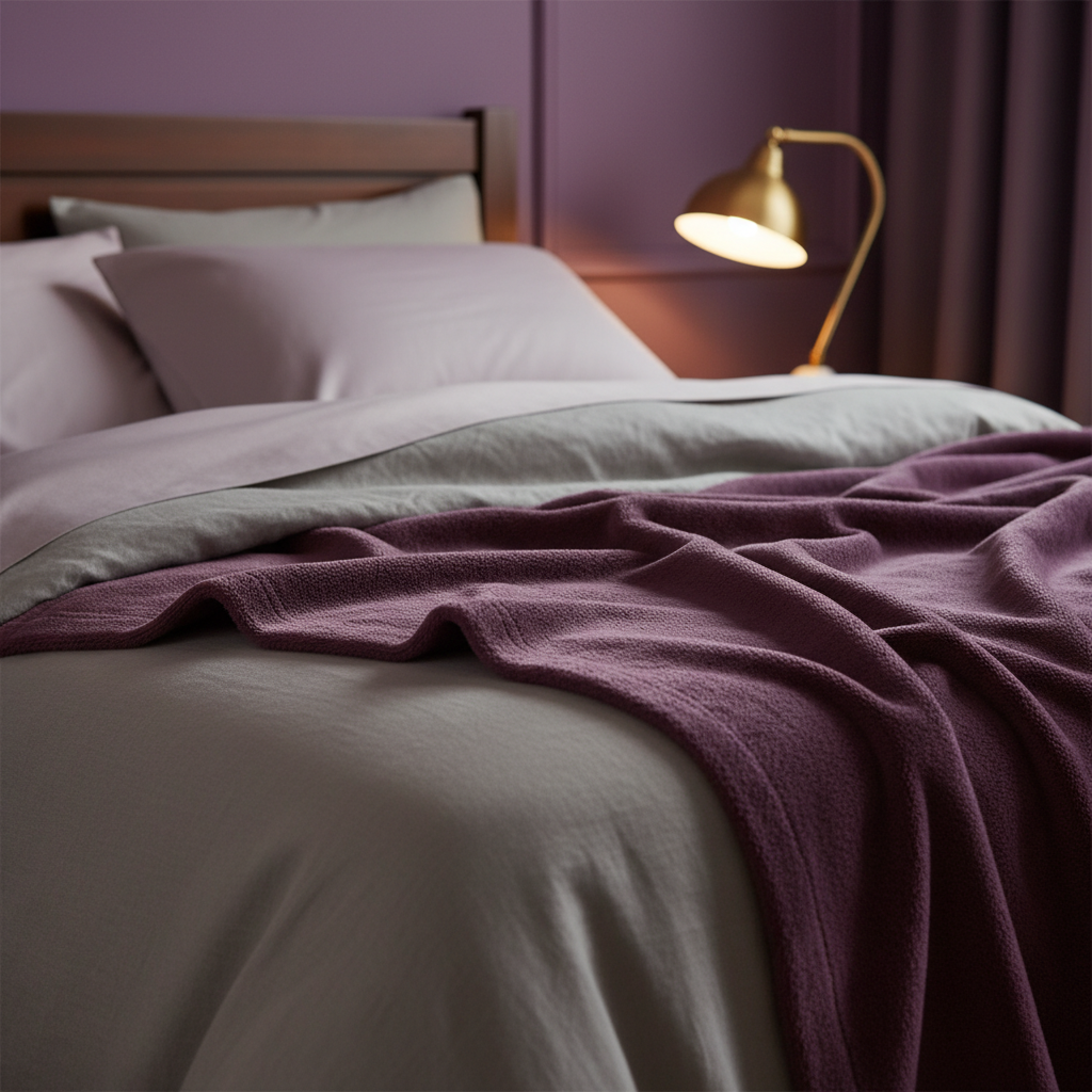 Wnętrza sypialni: Zawsze modna fioletowa aranżacja sypialni – odkryj jej potencjał